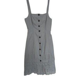 GAP Slate Green Cotton Strappy Dress - Size 4